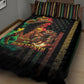 Steppin' into Juneteenth 1865 Quilt Bed Set Melanin Cowgirl Grunge Style