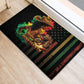 Steppin' into Juneteenth 1865 Rubber Doormat Melanin Cowgirl Grunge Style