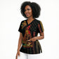 Steppin' into Juneteenth 1865 Scrub Top Melanin Cowgirl Grunge Style