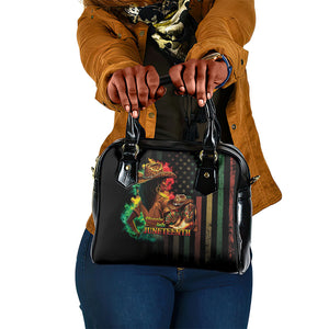 Steppin' into Juneteenth 1865 Shoulder Handbag Melanin Cowgirl Grunge Style