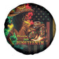Steppin' into Juneteenth 1865 Spare Tire Cover Melanin Cowgirl Grunge Style