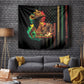 Steppin' into Juneteenth 1865 Tapestry Melanin Cowgirl Grunge Style