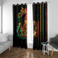 Steppin' into Juneteenth 1865 Window Curtain Melanin Cowgirl Grunge Style