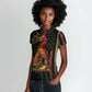 Steppin' into Juneteenth 1865 Women Polo Shirt Melanin Cowgirl Grunge Style