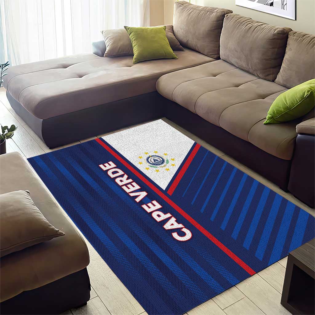 Cape Verde Football Area Rug Unique Style - African Pride