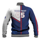 Custom Cape Verde Football Baseball Jacket Unique Style - African Pride