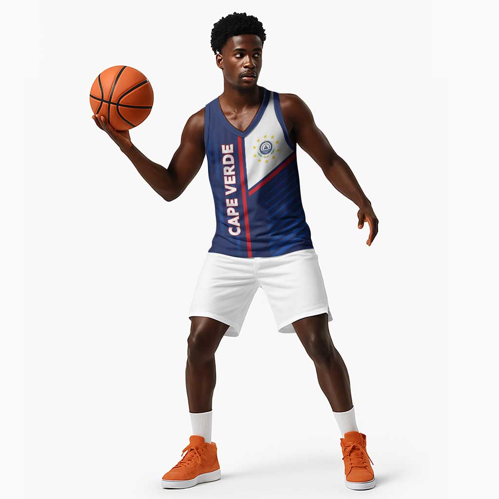 Custom Cape Verde Football Basketball Jersey Unique Style - African Pride