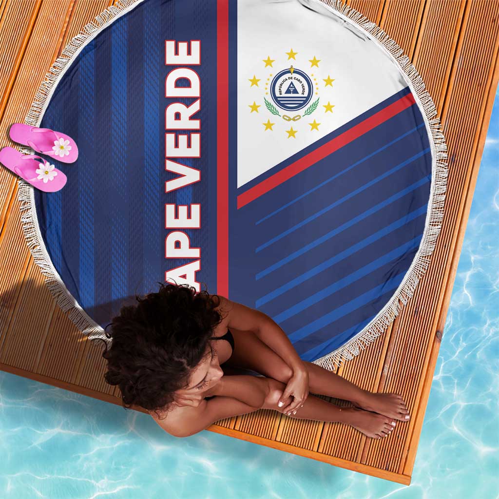 Cape Verde Football Beach Blanket Unique Style - African Pride
