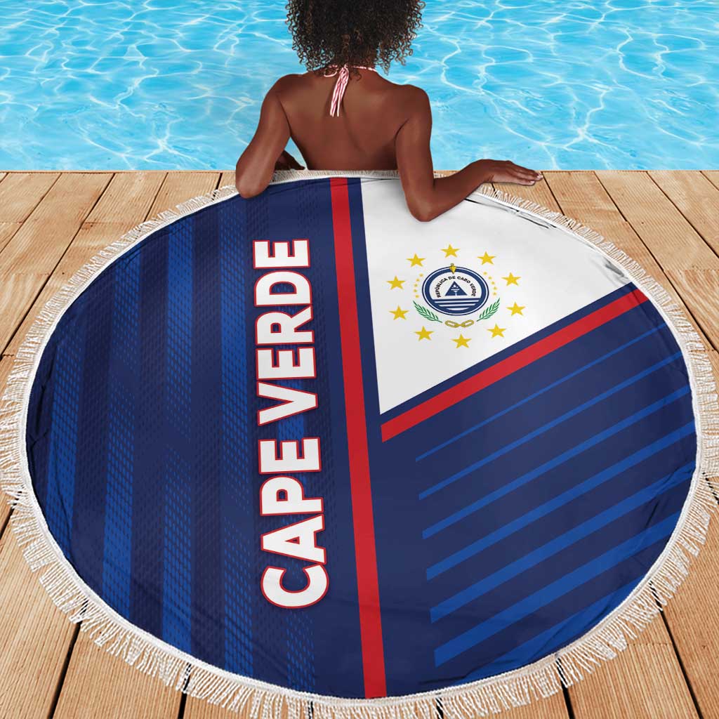 Cape Verde Football Beach Blanket Unique Style - African Pride