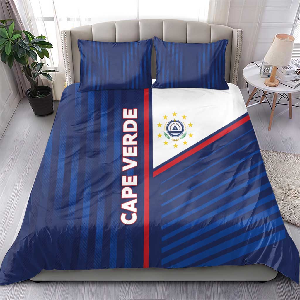 Cape Verde Football Bedding Set Unique Style - African Pride