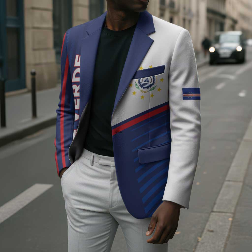 Custom Cape Verde Football Blazer Unique Style