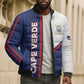 Custom Cape Verde Football Bomber Puffer Jacket Unique Style
