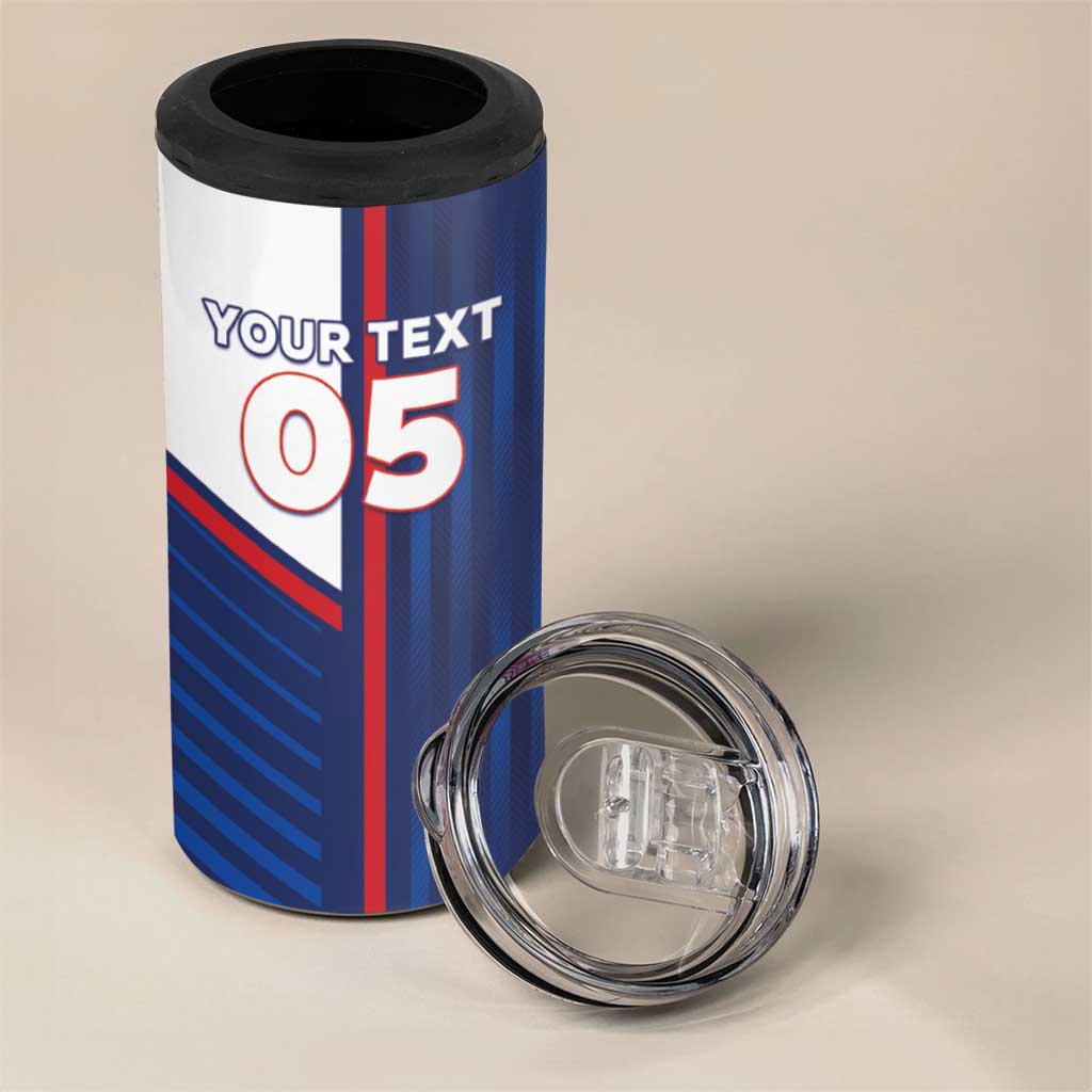 Custom Cape Verde Football 4 in 1 Can Cooler Tumbler Unique Style - African Pride