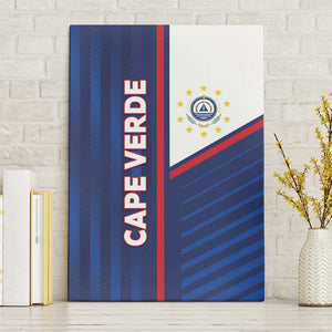 Cape Verde Football Canvas Wall Art Unique Style - African Pride