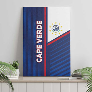 Cape Verde Football Canvas Wall Art Unique Style - African Pride