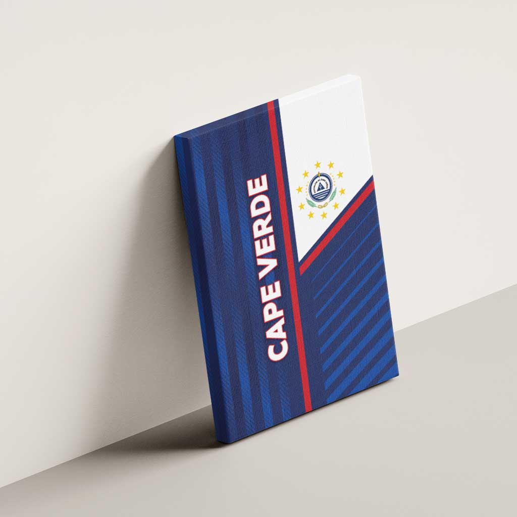 Cape Verde Football Canvas Wall Art Unique Style - African Pride
