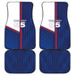 Custom Cape Verde Football Car Mats Unique Style - African Pride
