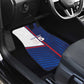 Custom Cape Verde Football Car Mats Unique Style - African Pride
