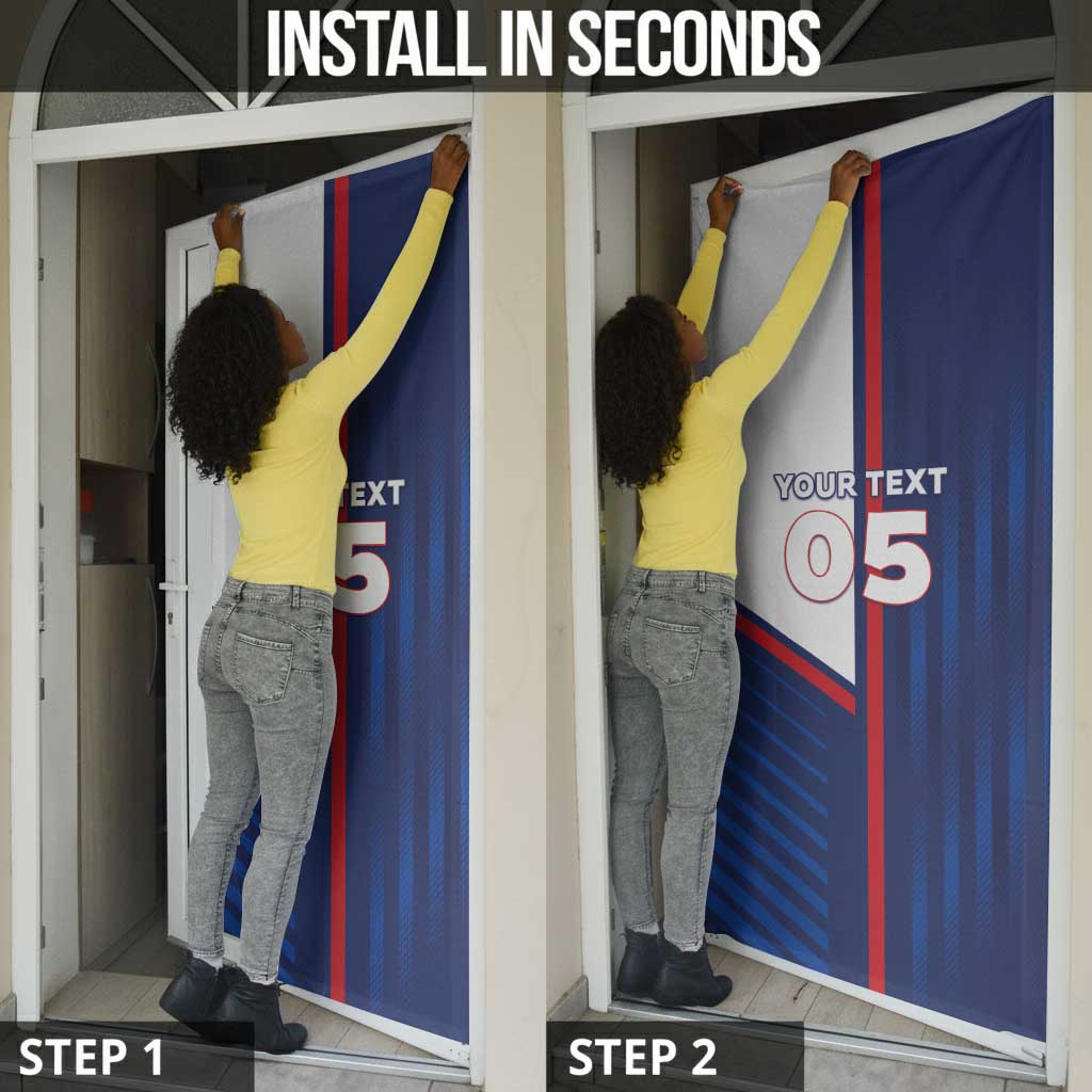 Custom Cape Verde Football Door Cover Unique Style