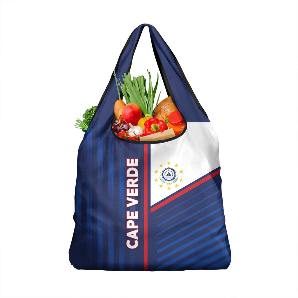 Cape Verde Football Grocery Bag Unique Style - African Pride