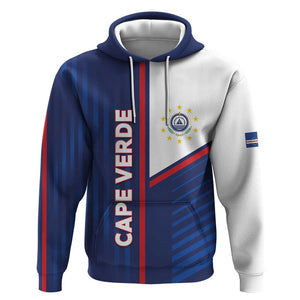 Custom Cape Verde Football Hoodie Unique Style - African Pride