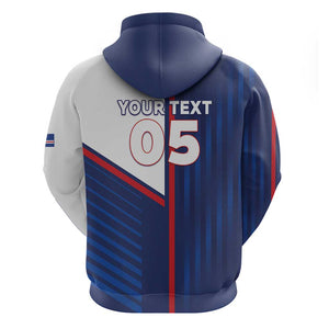 Custom Cape Verde Football Hoodie Unique Style - African Pride