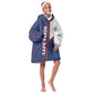 Custom Cape Verde Football Kid Wearable Blanket Hoodie Unique Style - African Pride