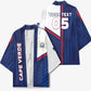 Custom Cape Verde Football Kimono Unique Style