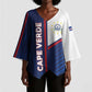 Custom Cape Verde Football Kimono Sleeve Blouse Unique Style