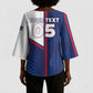 Custom Cape Verde Football Kimono Sleeve Blouse Unique Style