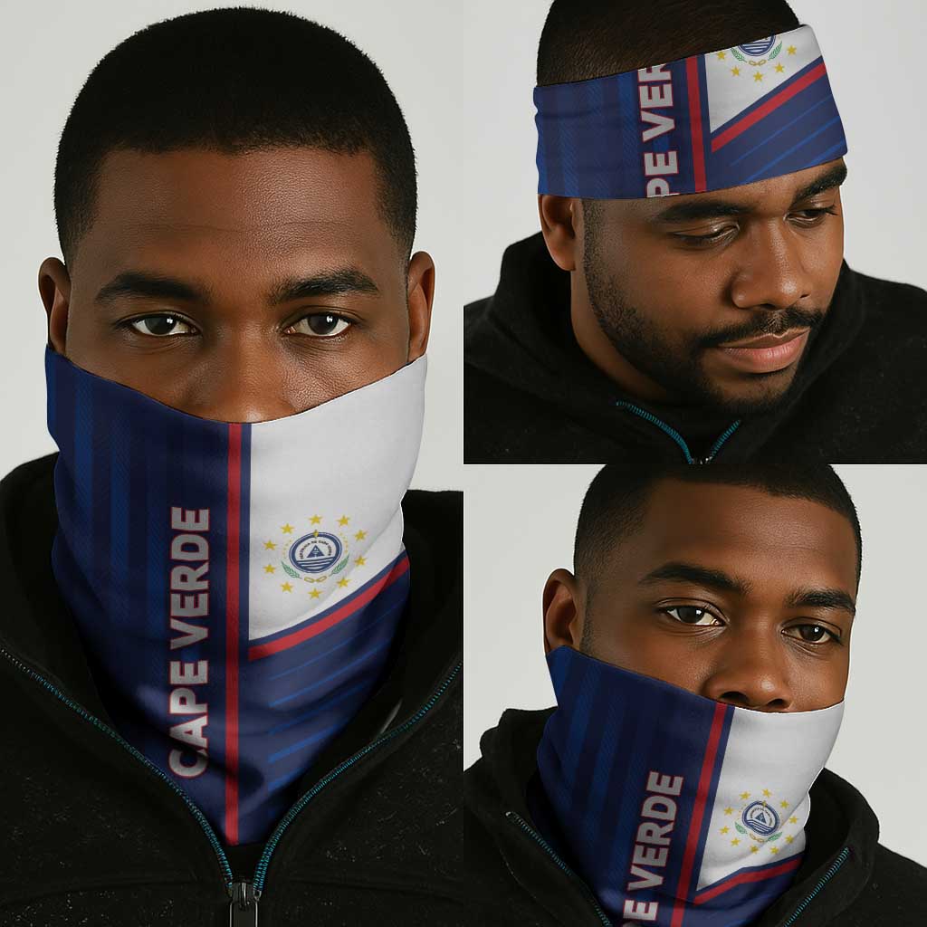 Cape Verde Football Neck Gaiter Unique Style - African Pride