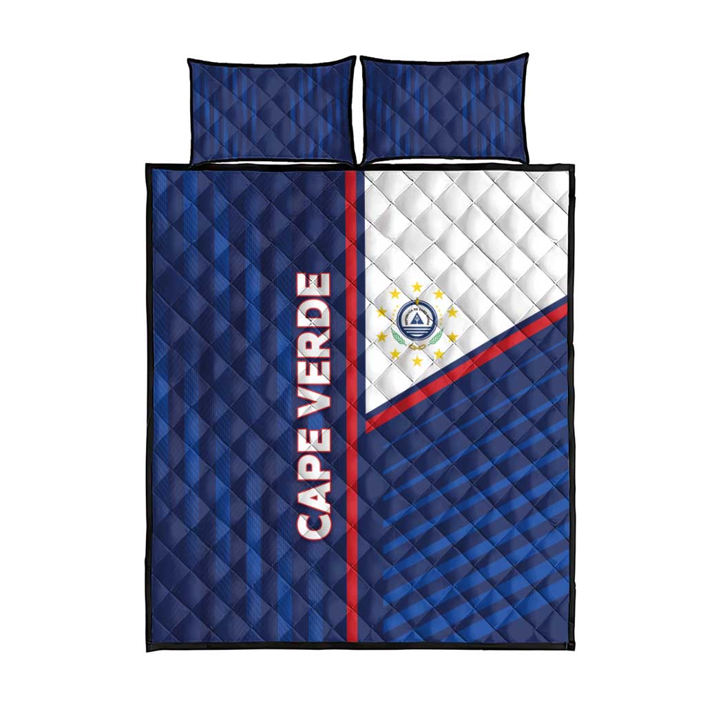 Cape Verde Football Quilt Bed Set Unique Style - African Pride