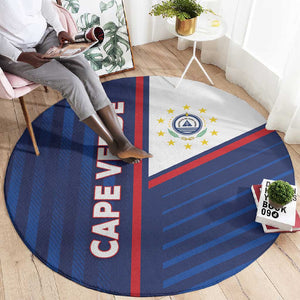 Cape Verde Football Round Carpet Unique Style - African Pride