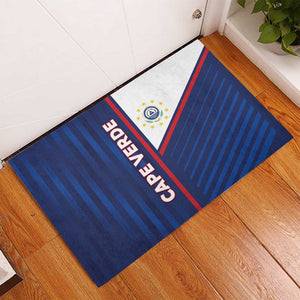 Cape Verde Football Rubber Doormat Unique Style - African Pride