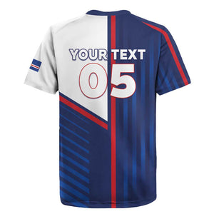 Custom Cape Verde Football Rugby Jersey Unique Style - African Pride