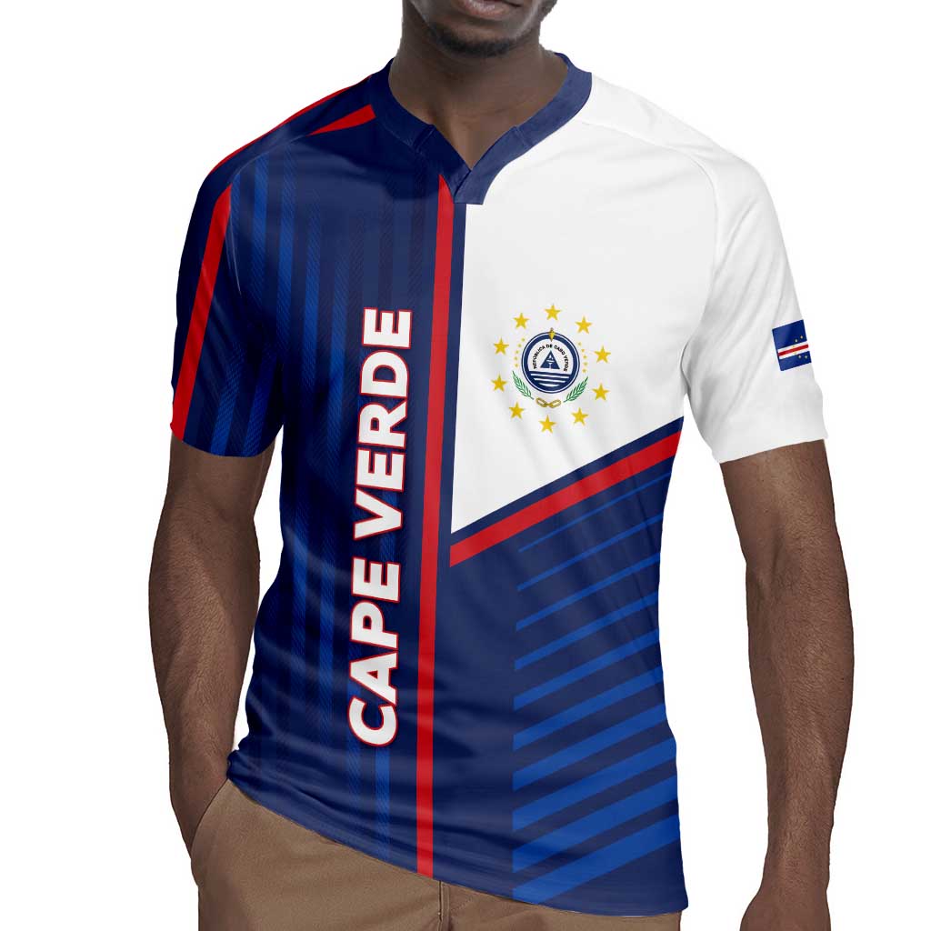 Custom Cape Verde Football Rugby Jersey Unique Style - African Pride