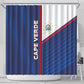 Cape Verde Football Shower Curtain Unique Style - African Pride