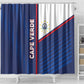 Cape Verde Football Shower Curtain Unique Style - African Pride