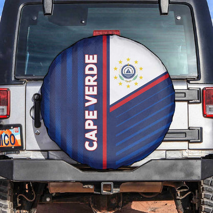 Cape Verde Football Spare Tire Cover Unique Style - African Pride