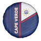 Cape Verde Football Spare Tire Cover Unique Style - African Pride