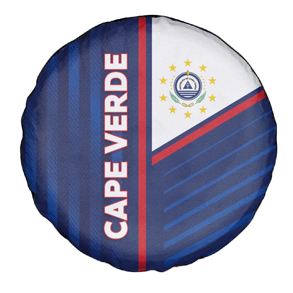 Cape Verde Football Spare Tire Cover Unique Style - African Pride