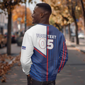Custom Cape Verde Football Sweatshirt Unique Style - African Pride