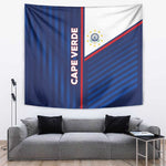 Cape Verde Football Tapestry Unique Style - African Pride