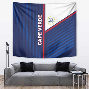 Cape Verde Football Tapestry Unique Style - African Pride