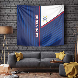 Cape Verde Football Tapestry Unique Style - African Pride