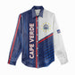 Custom Cape Verde Football Women Casual Shirt Unique Style - African Pride