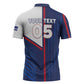 Custom Cape Verde Football Zipper Polo Shirt Unique Style