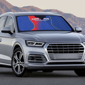 Cape Verde Football Auto Sun Shade Blue Sharks Make History
