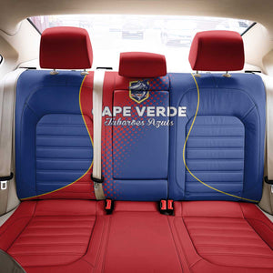 Cape Verde Football Back Car Seat Cover Blue Sharks Make History - African Pride