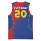 Custom Cape Verde Football Basketball Jersey Blue Sharks Make History - African Pride